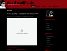 Tablet Screenshot of deadcaulfields.com